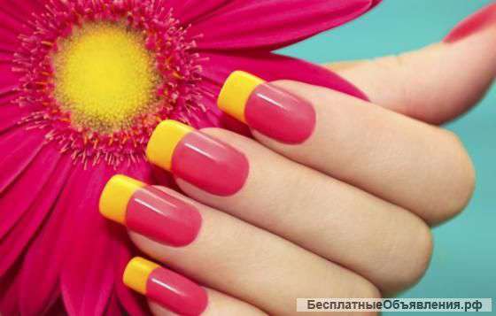 Маникюр, педикюр шеллак