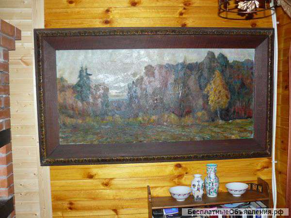 Картина пейзаж ,холст , масло