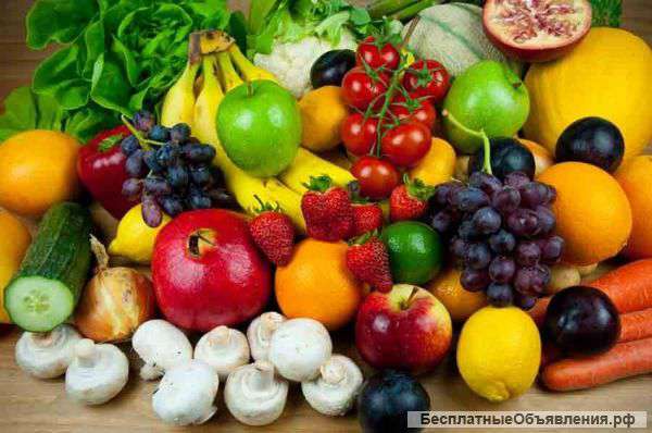 Овощи и фрукты доставка бесплатно