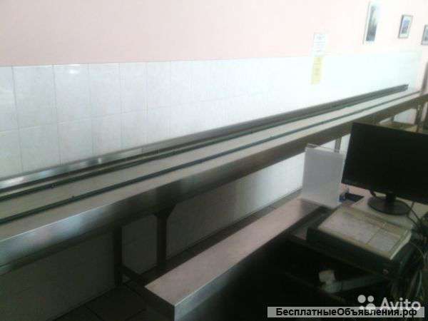 Транспортер для сбора посуды