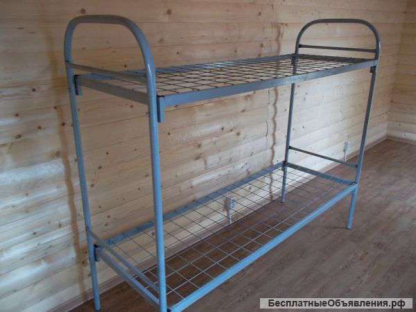 Кровать металлическая двухъярусная
