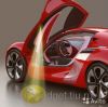 Штатная подсветка дверей с логотипом Renault