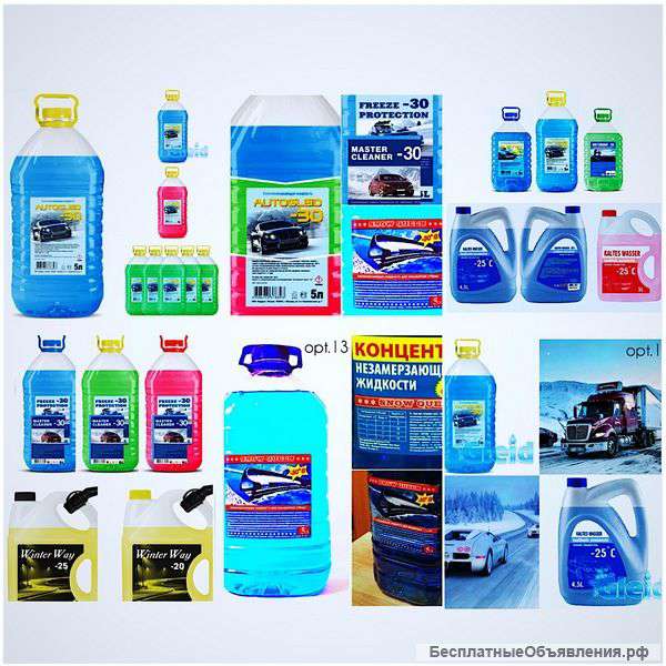 Незамерзающая жидкость Gleid. Незамерзайка -30С