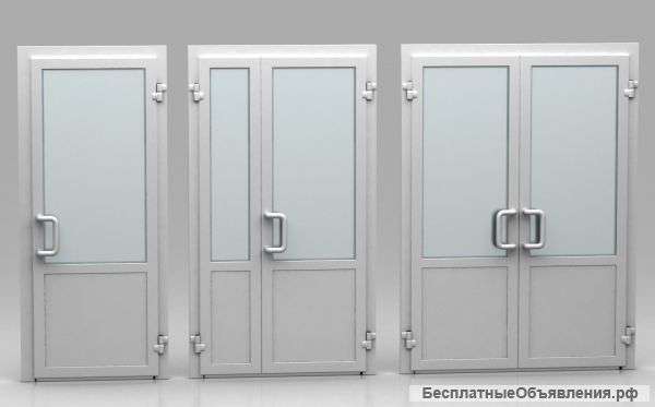 Двери их ПВХ и Алюминия
