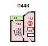 1-к квартира в ближнем Подмосковье