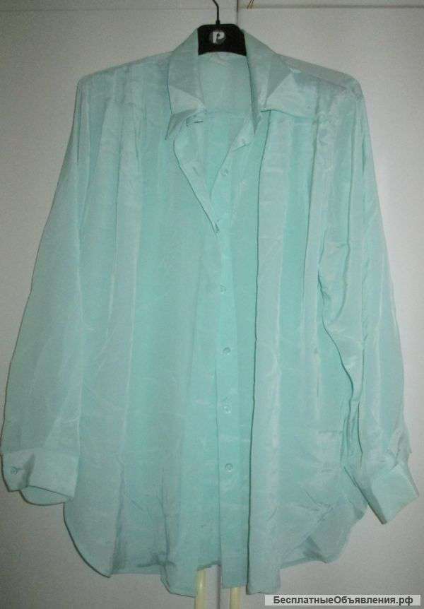Блуза бирюзовая, р. 48, Польша