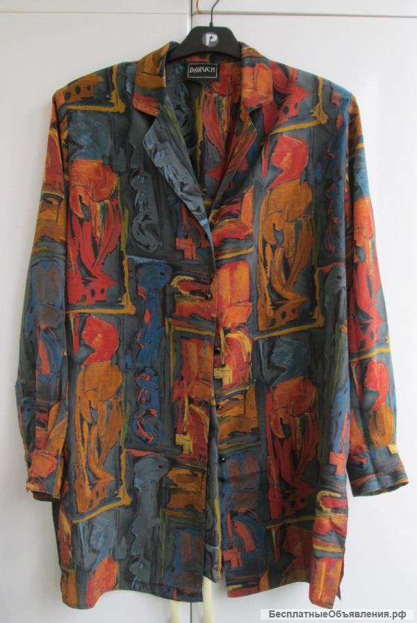 Блуза цветная, Голландия, размер 48