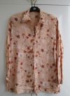 Блуза персикового цвета, х/б, Индия, размер 48