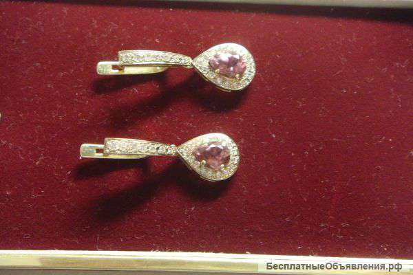Золотые сережки итальянские