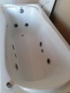 Акриловую ванну с гидромассажем, б/у