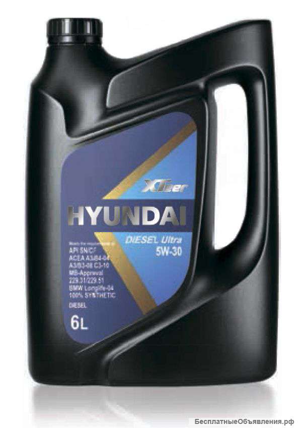 Масло Hyundai XTeer DIESEL Ultra 5/30 6л