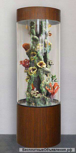 Аквариум на 300л цилиндрический