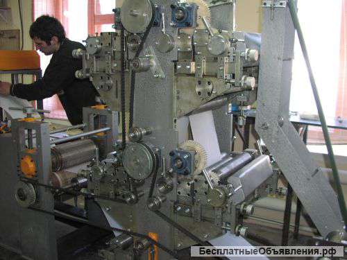 Оборудование для производства и упаковки салфетки и туалетной бумаги