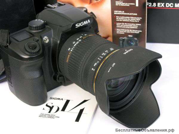 Фотоаппарат sigma sd-14 + Объектив sigma dc 18 – 50 f2.8 ex macro