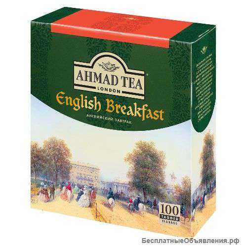 Чай Ahmad English Breakfast черный 100 пакетиков