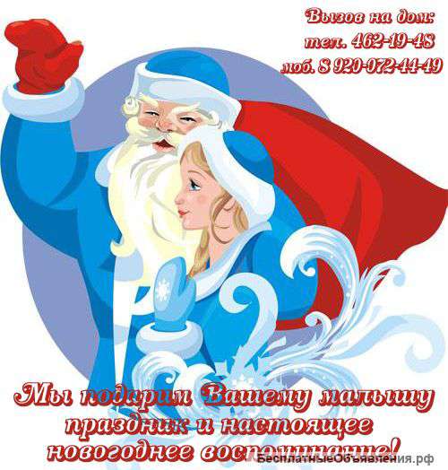 Дед Мороз и Снегурочка у Вас дома