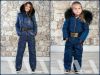 Взрослые и детские зимние комбинезоны Moncler
