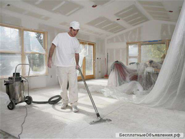 Уборка после ремонта и стройки в квартирах и офисах