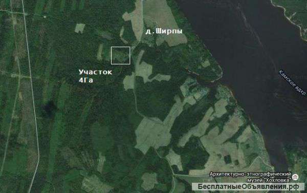 Участок 4 га с/п Хохловское д.Ширпы