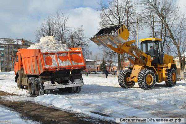 Вывоз и уборка снега