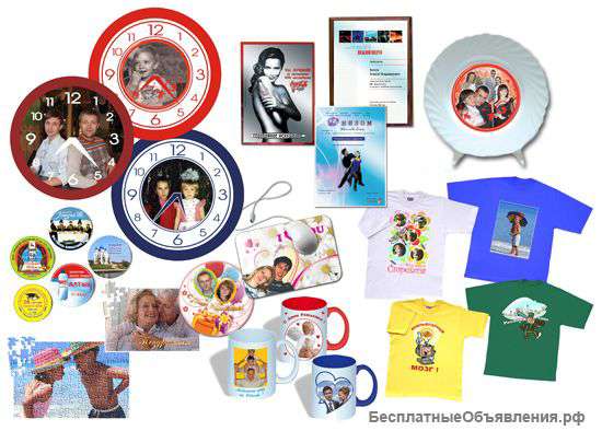 Печать на кружках и сувенирах