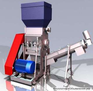 Дробилка моющая ПЭТ 1000 кг/час