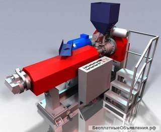 Гранулятор 250 кг/час с горячей торцевой резкой