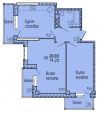 2 комнатную квартиру в ЖК Донской, Батуринская 163,кв.№360.