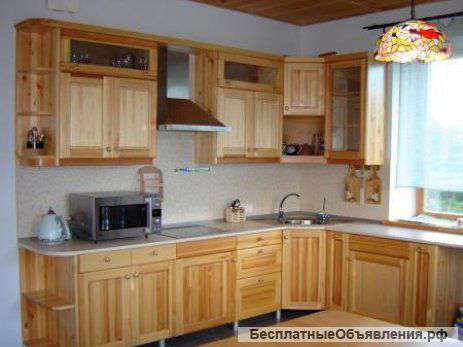 Кухни из дерева по цене ДСП