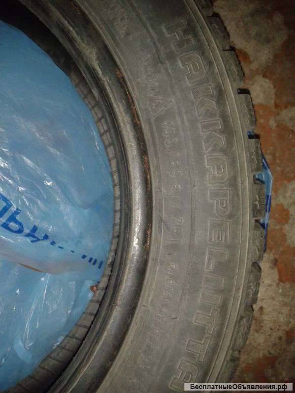 4 Шины б/у Nokian Hakkapeliitta 7 155/65 R14 75T