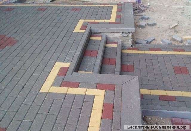 Укладка тротуарной плитки