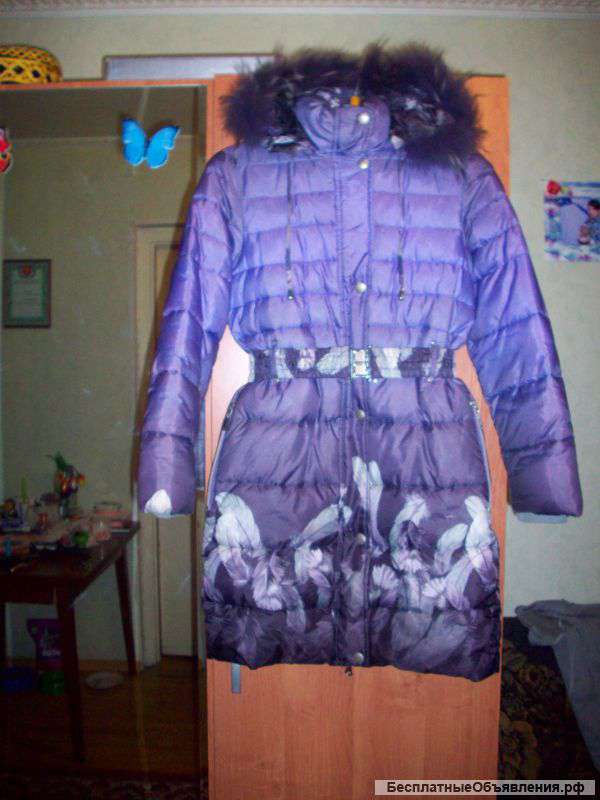 Зимнее детское пальто