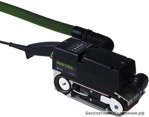 Ленточная шлифовальная машинка Festool, BS 75 E-Plus