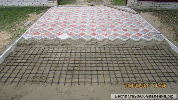 Отмостка, Тропинки, Бетонный пол