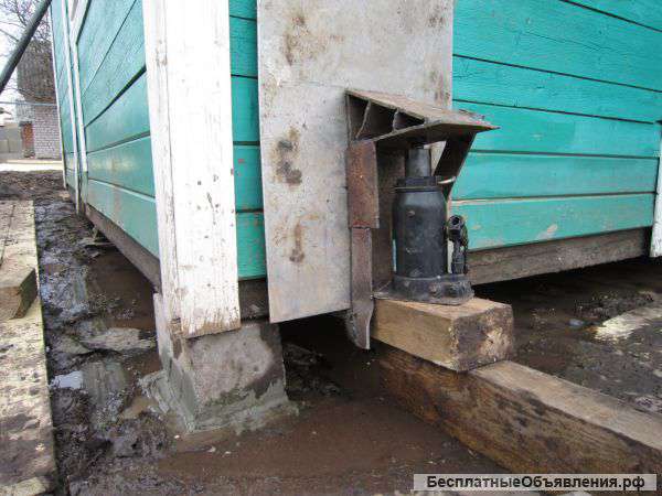 Подъем дома, Реставрация фундамента