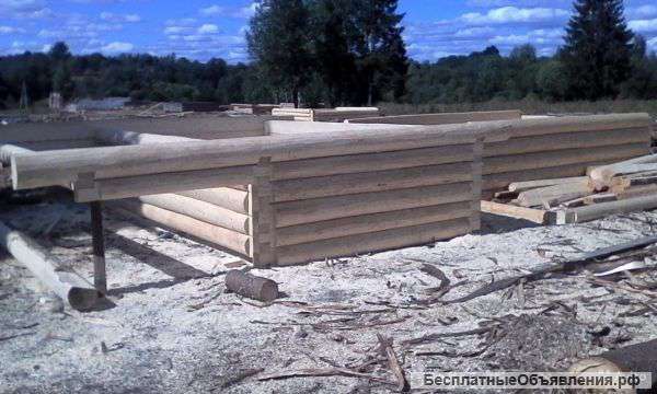 Срубы домов и бань под заказ