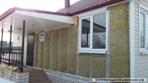 Отделка сайдингом, Утепление дома