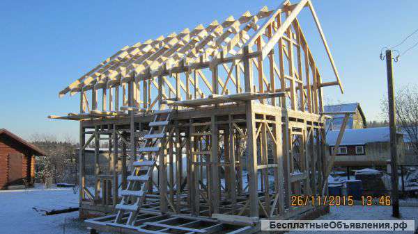 Строительство домов, Гаражей, Террас, Веранд