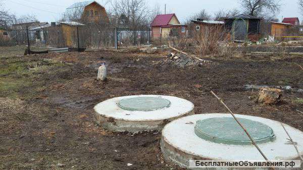 Септик из бетонных колец, Канализация