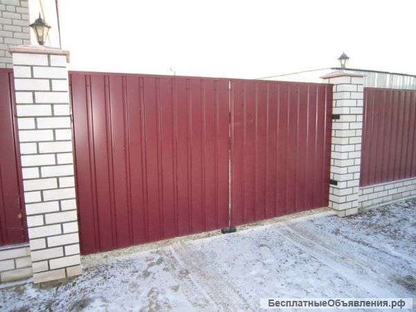 Забор из Профнастила, Ворота, Калитки