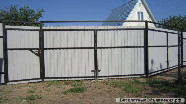 Забор из Профнастила, Ворота, Калитки