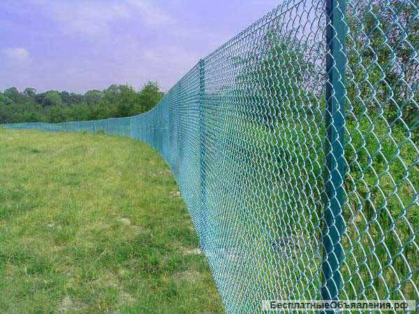 Забор из сетки Рабица