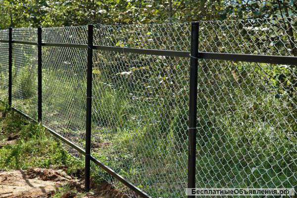 Забор из сетки Рабица