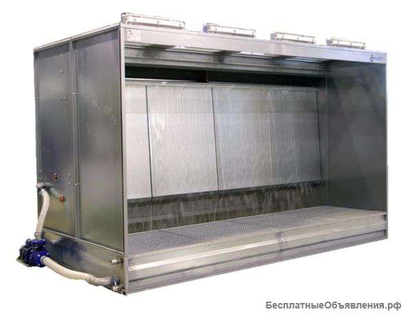 Окрасочная камера Altmaler с гидрофильтром и омываемым полом