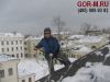 Работы по очистке кровли от льда и снега