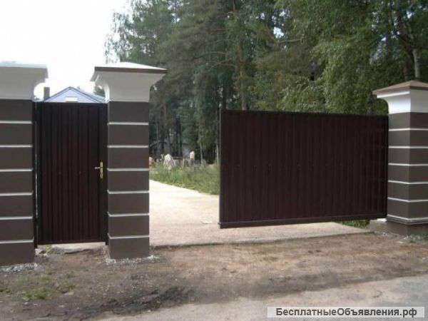 Ворота, секционные, откатные, распашные