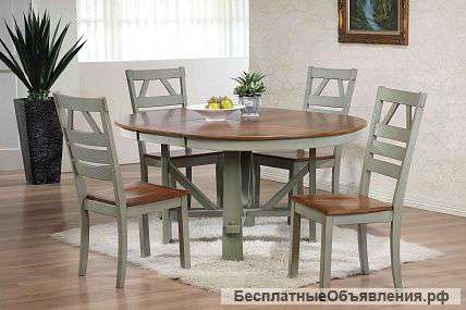 Стол GR zvdt-B4866-WOV и стулья GR ccra-652W-S WN