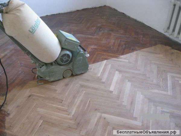 Циклевка паркета под ключ - 650 руб.м2