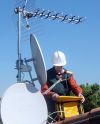 Установка спутниковых и телевизионных антенн