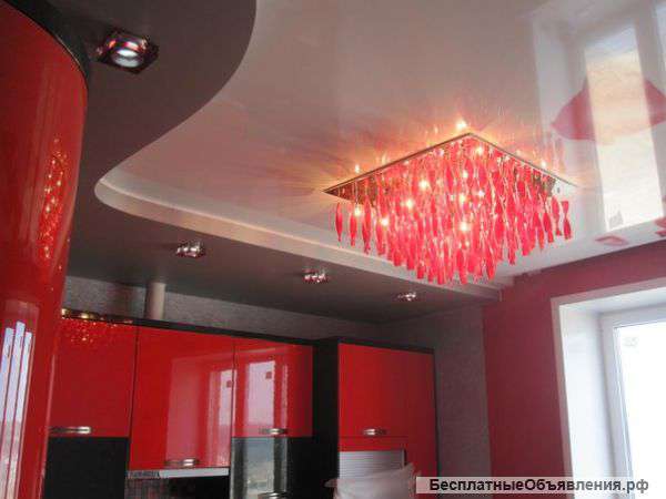 Натяжные потолки быстро без запаха